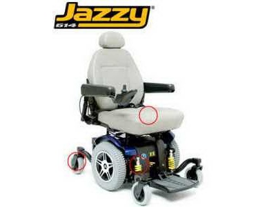 Jazzy Power Wheelchairs Model 614   